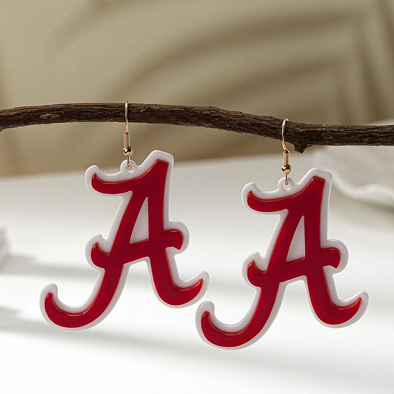 Game Day Letter Earrings