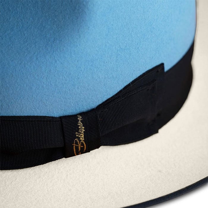 Limited - The Fox Fedora - Light Blue Ivory