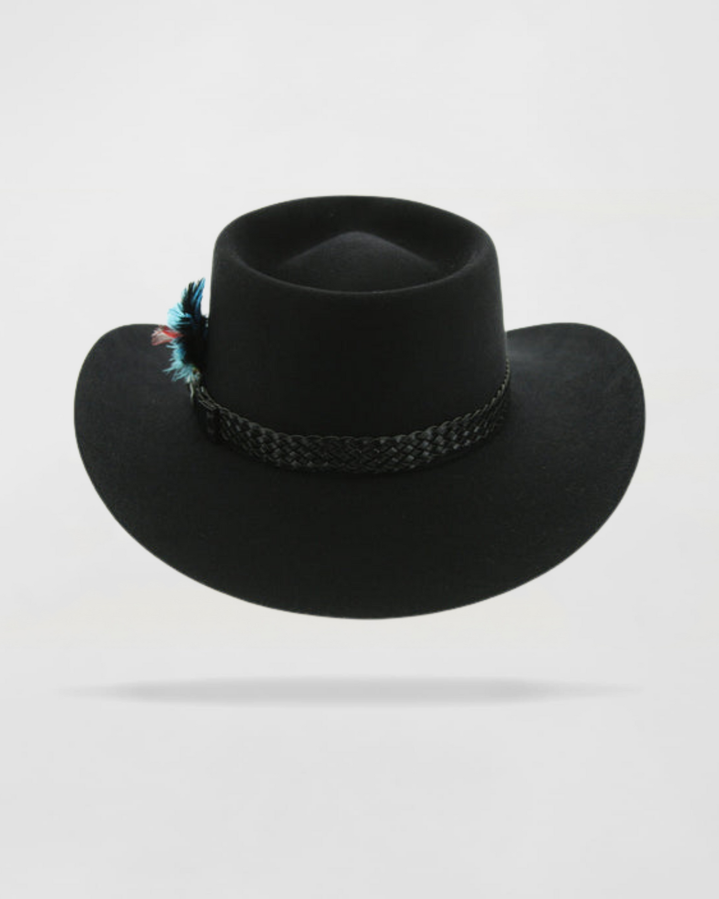 Cattleman__ Crown Felt Cowboy Hat