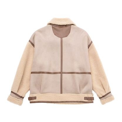 Sienna Shearling Aviator Jacket