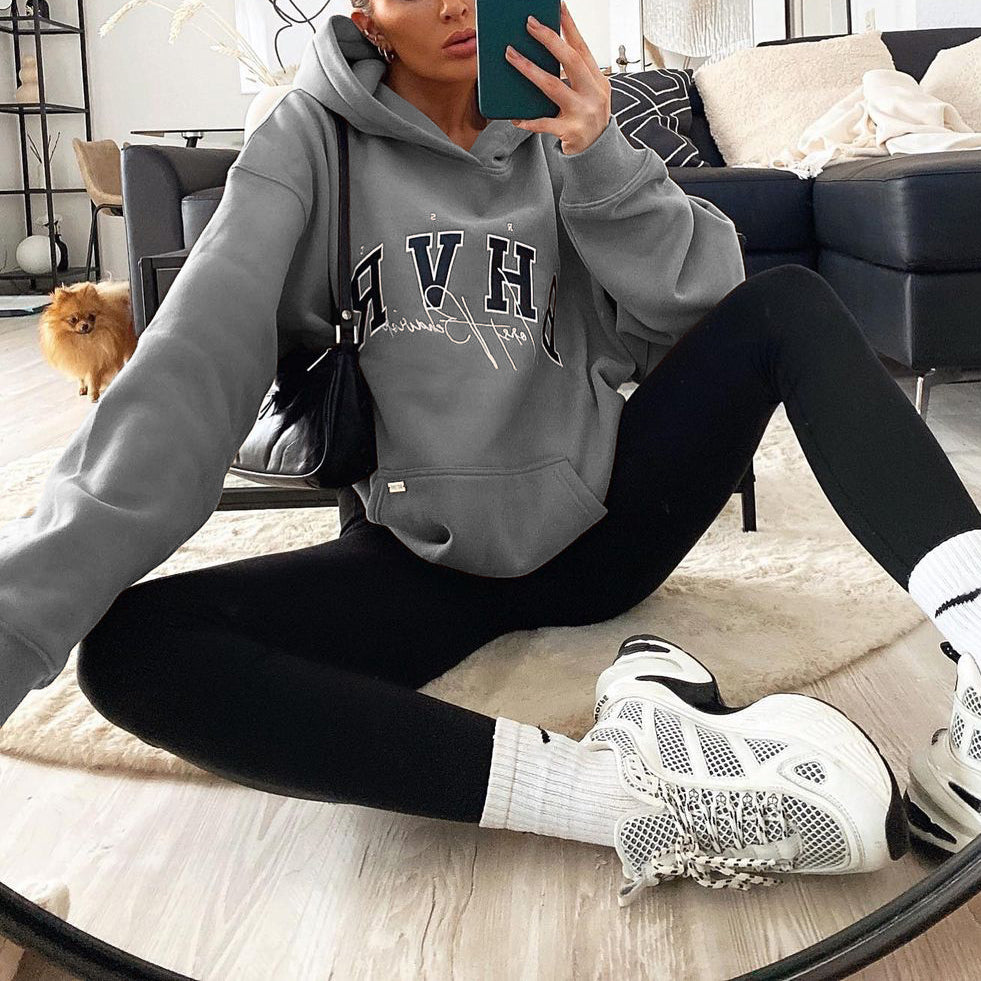 Vintage Loose Long Sleeve Sweatshirt