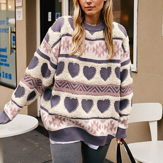 Retro Loose Thickened Sweater