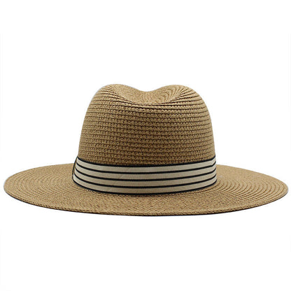 Flat Brim Straw Hat