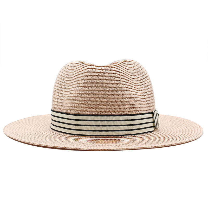 Flat Brim Straw Hat