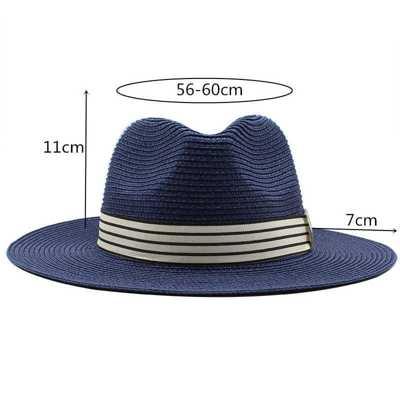 Flat Brim Straw Hat