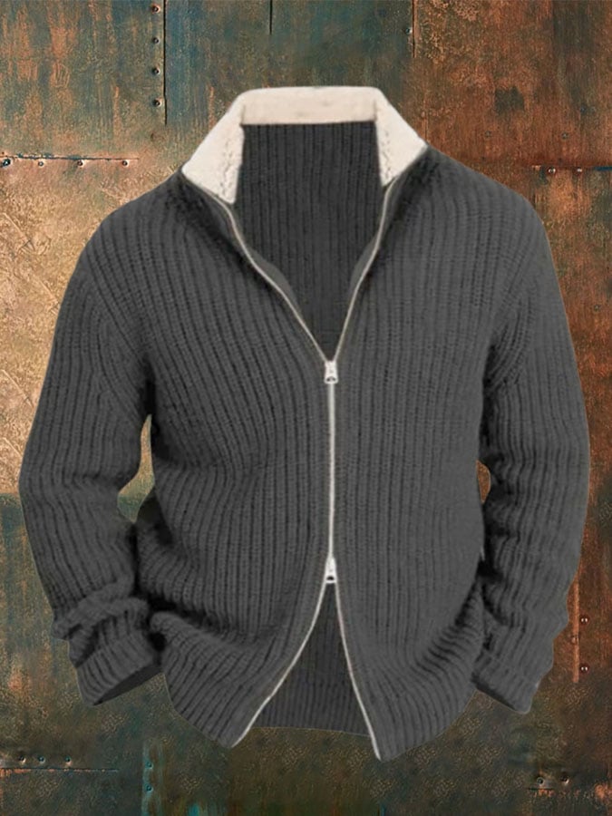 Men's Vintage Knit Cardigan