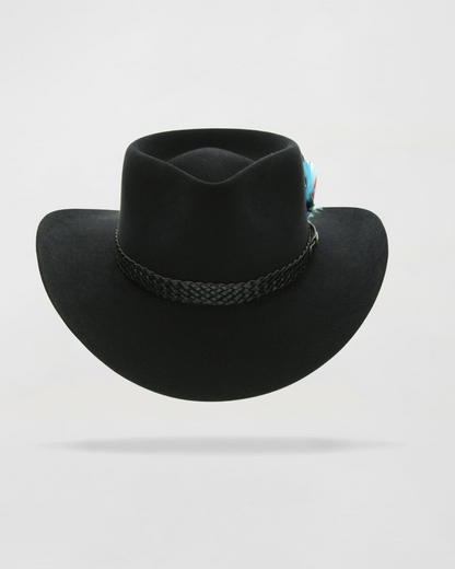 Cattleman__ Crown Felt Cowboy Hat