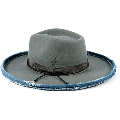 Vintage Fedora Lightning hat-Cowboy Blue