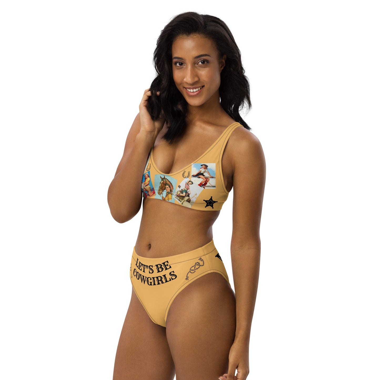 Ready To Ship Yeehaw Let's Be Cowgirls Bikini Size XL