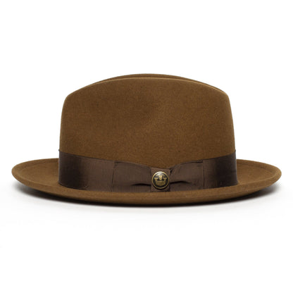 Felt Finery Series Graceful Felt Fedora Hat