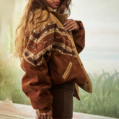 Retro Ethnic Loose Yellowstone Jacket