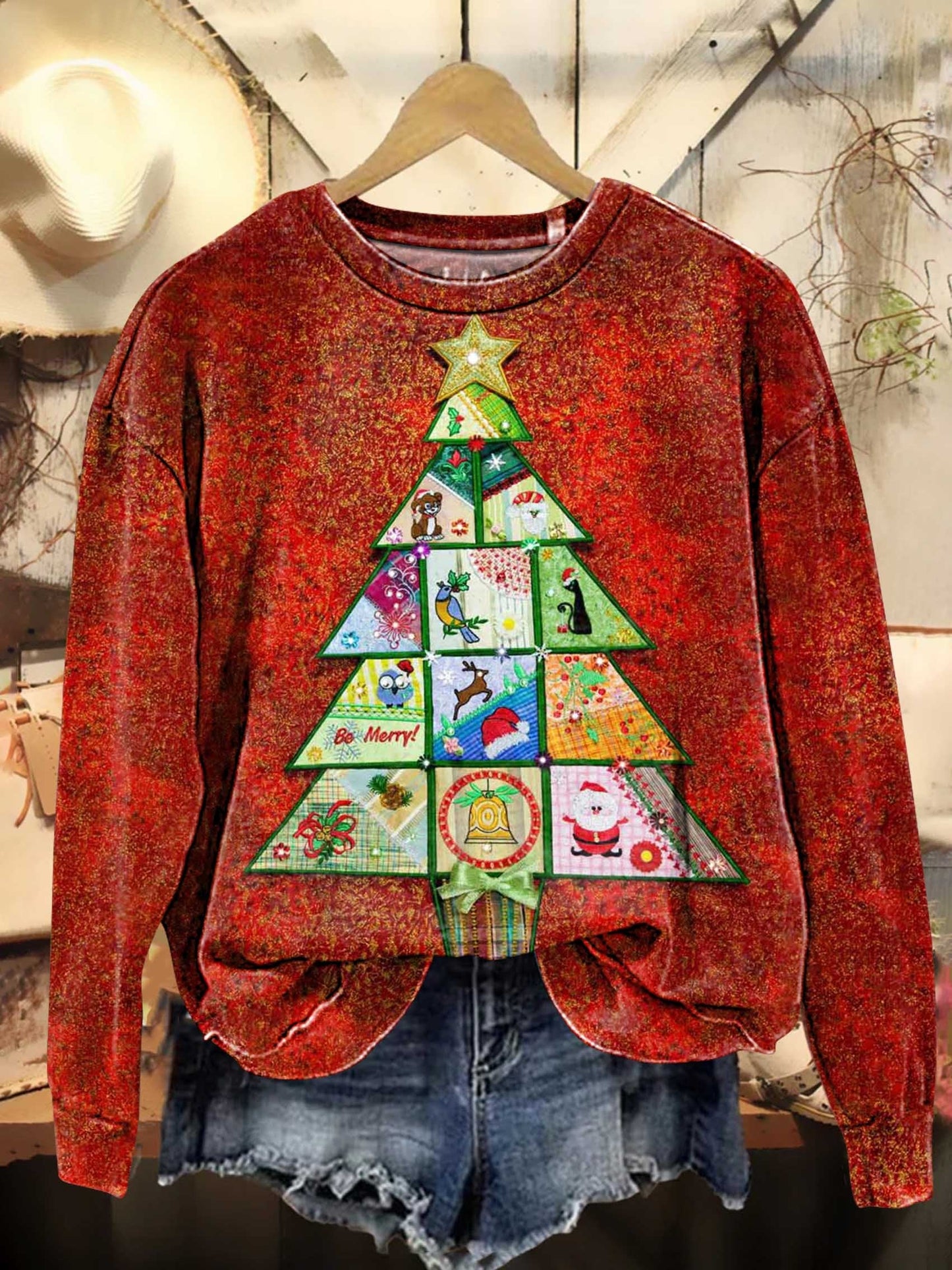 Christmas Tree Casual Sweatshirt