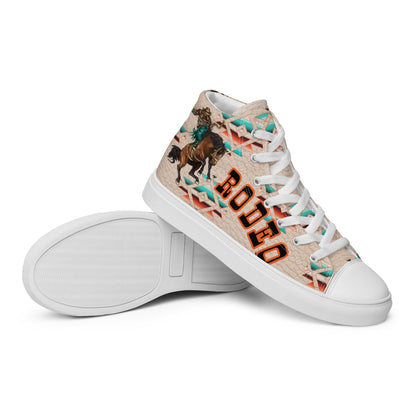 Rodeo Aztec Women__ high top canvas shoes