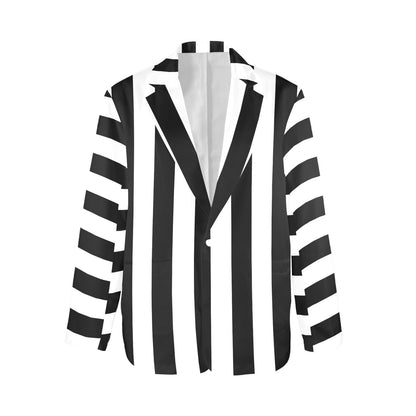 BeetleJuice Prison Stripe Blazer Women's