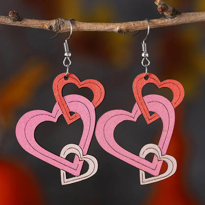 Hollow Heart Earrings