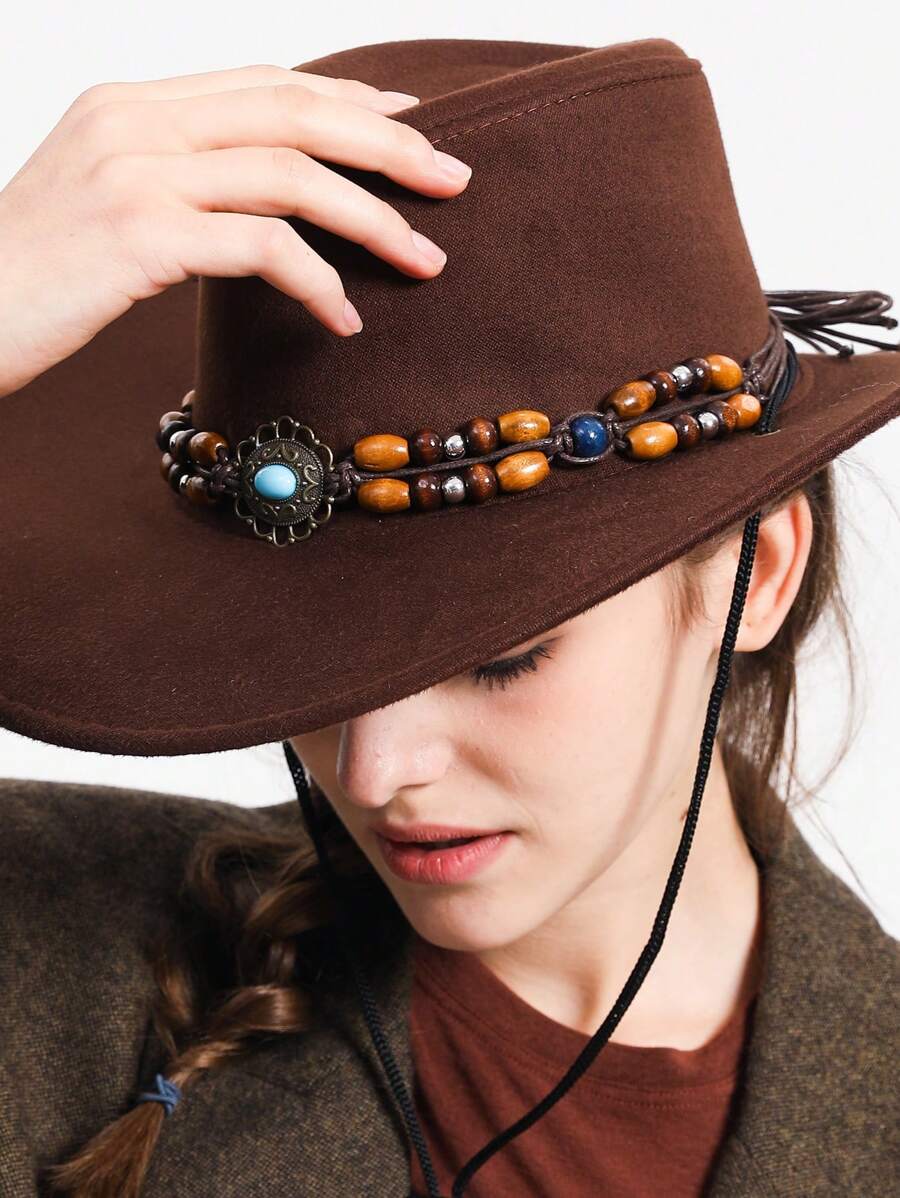 Ethnic Style Vintage Western Cowboy Hat