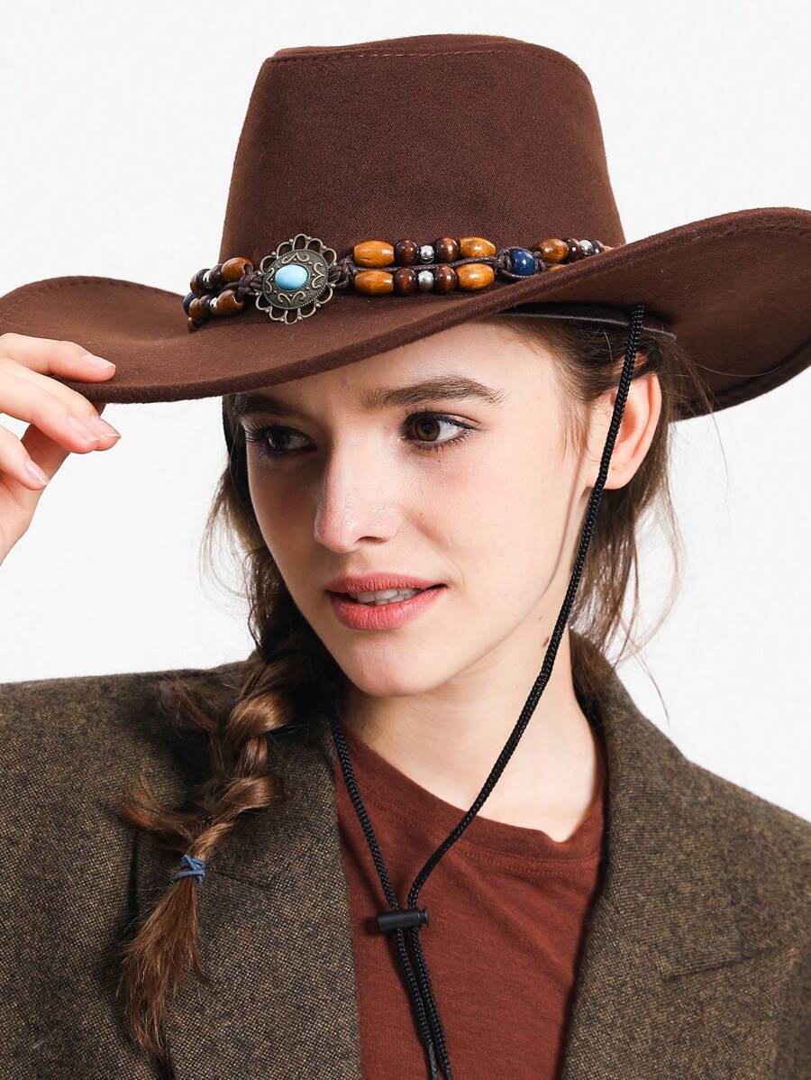 Ethnic Style Vintage Western Cowboy Hat