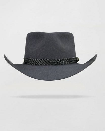 Cattleman__ Crown Felt Cowboy Hat