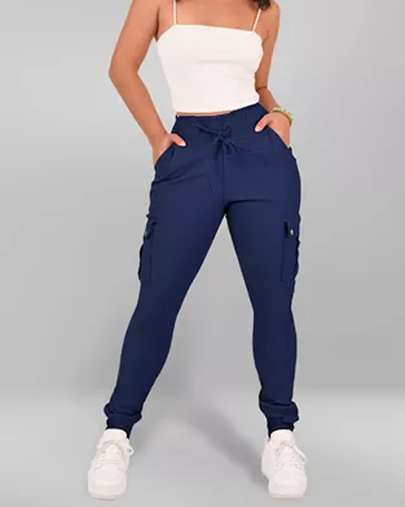 Cropped jogging pants