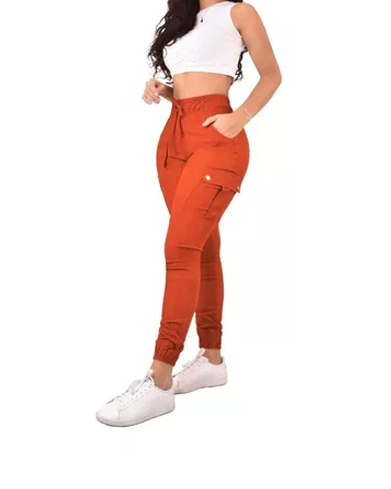 Cropped jogging pants