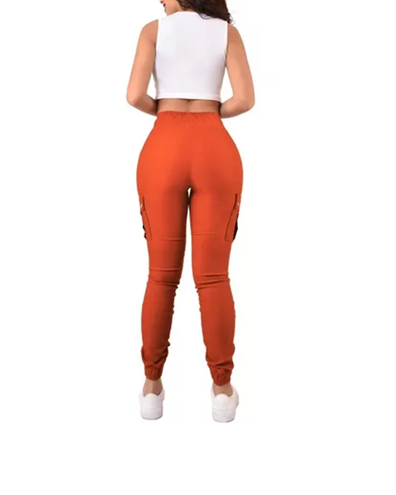 Cropped jogging pants