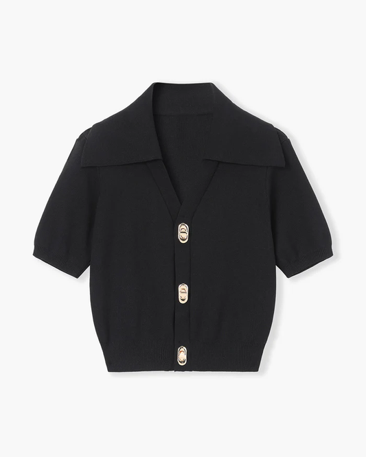 Effortless Collared Top