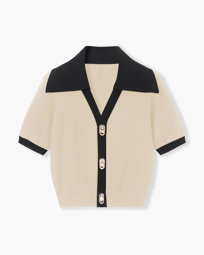 Effortless Collared Top