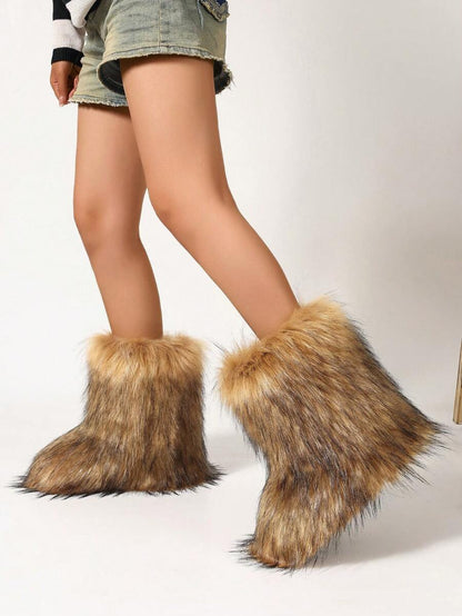 Faux Fur Boots