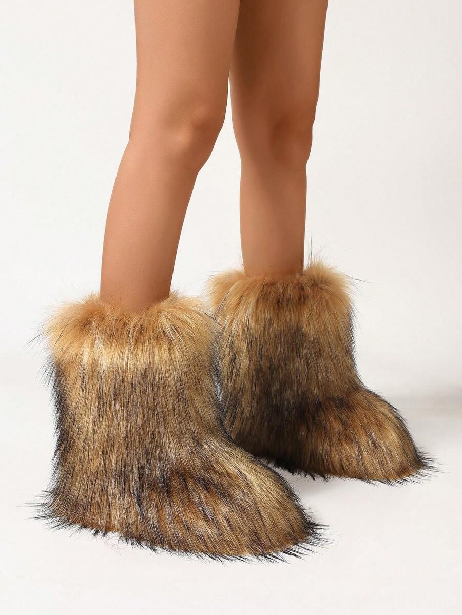 Faux Fur Boots