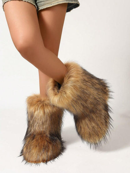 Faux Fur Boots