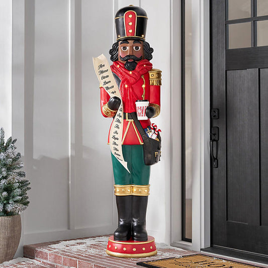 6' Life-Size LED Christmas Nutcracker