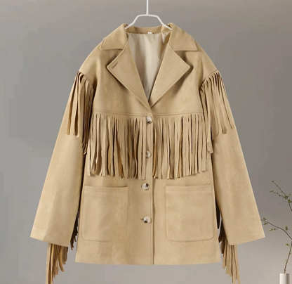 Fringe Lapel Jacket