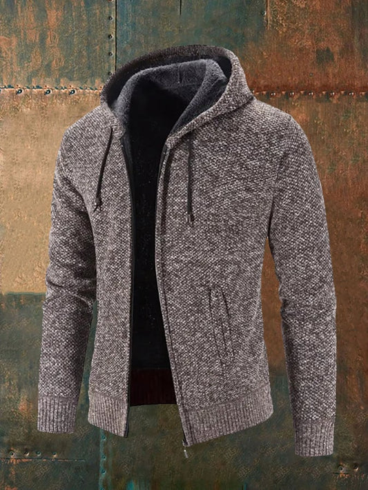 Men's outdoor knitted casual jacket