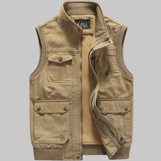 Men's Vintage Multi-pocket Vest