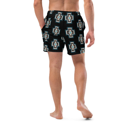 Yeehaw Southwest Cross Men's Swim Trunks