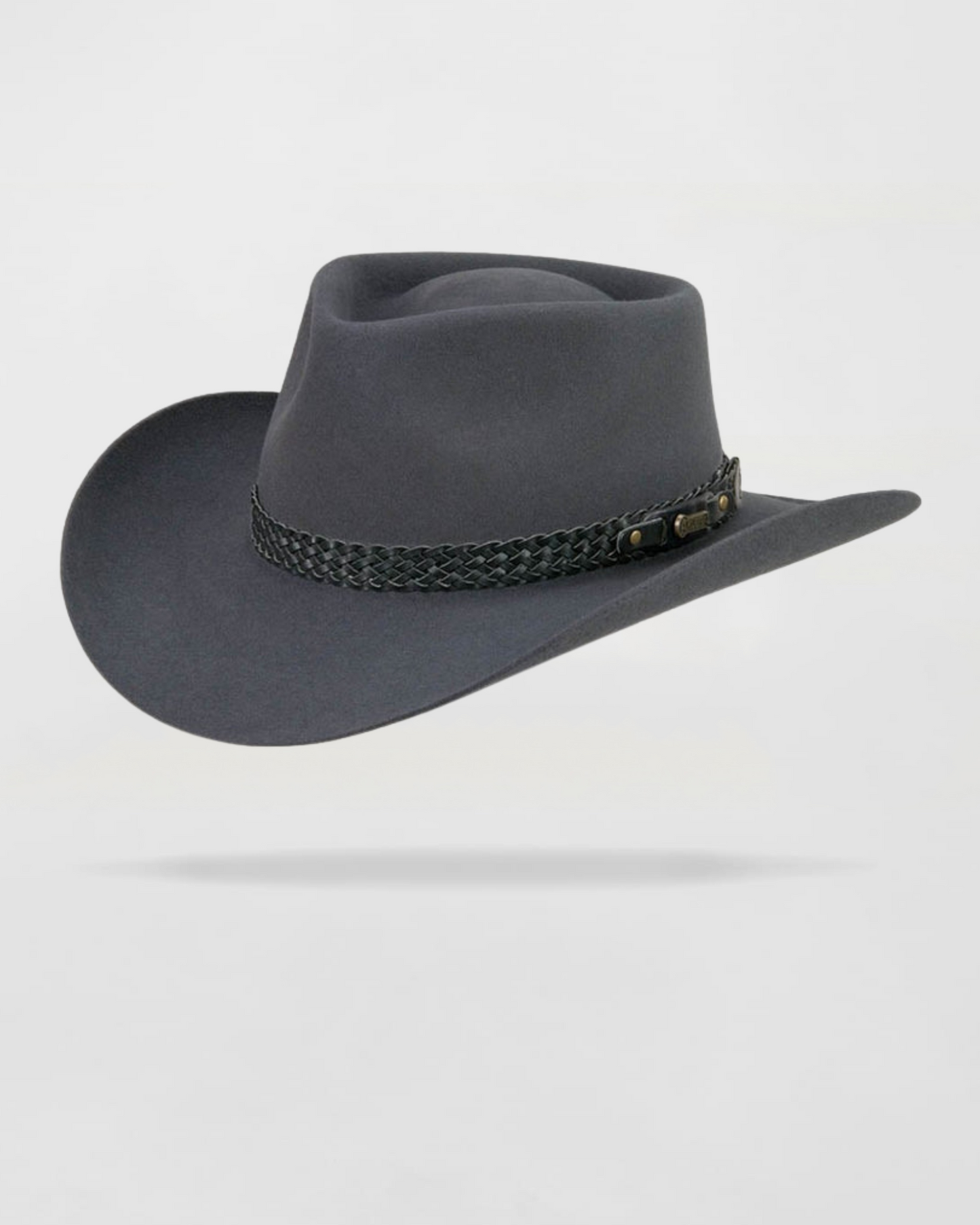 Cattleman__ Crown Felt Cowboy Hat