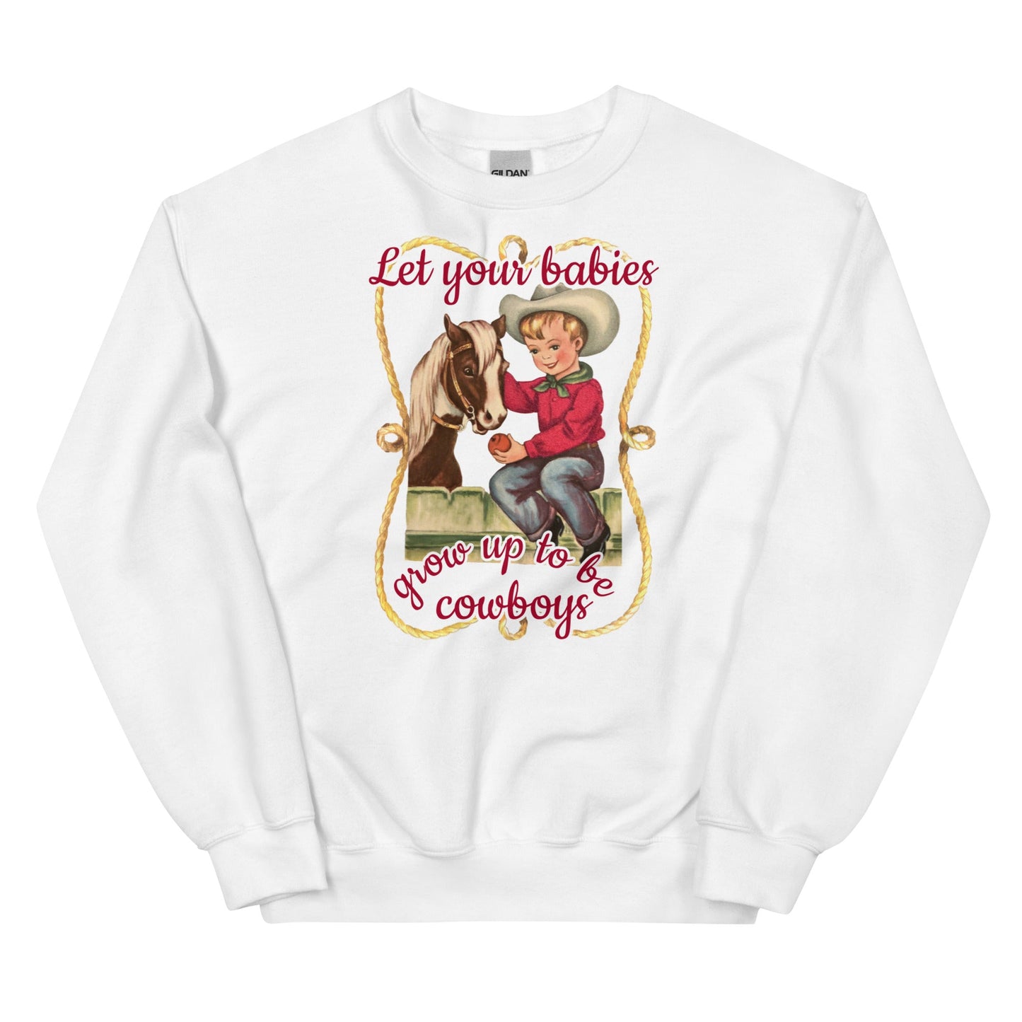 Vintage Cowboy Unisex Sweatshirt