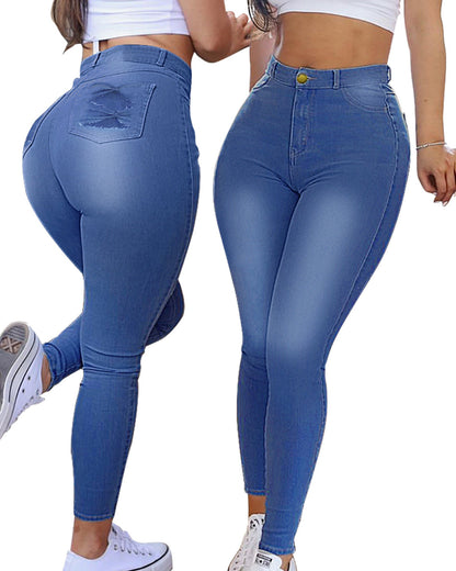 High Stretch Skinny Lift Denim Jeans