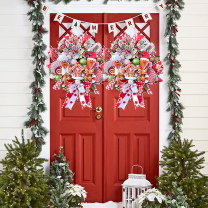 Gingerbread Christmas Wreath