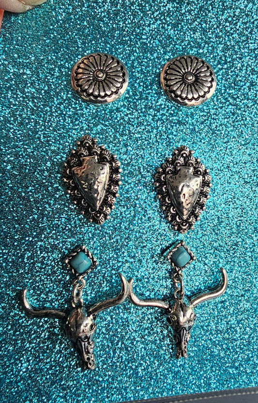 Set of 3 pair Earrings