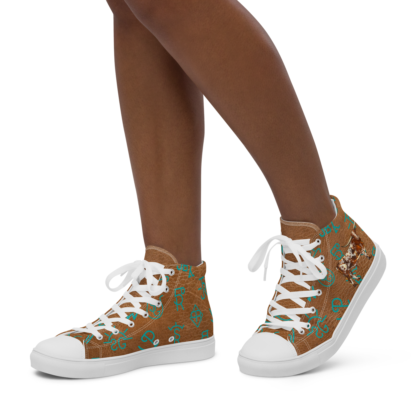 Longhorns & Brands Women__ high top canvas shoes