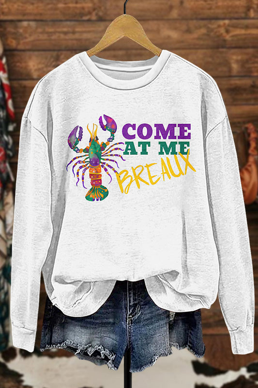 Mardi Gras Crawfish Sweatshirt