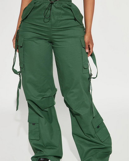 Casual Trousers With Loose Pockets