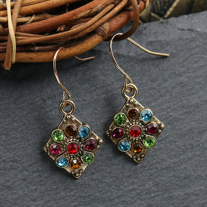 Women's Bohemian Tribal Hollow Earrings