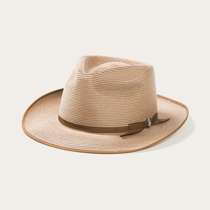 STRATOLINER HEMP FEDORA -SAND[BUY 2 FREE SHIPPING & BOX PACKING]