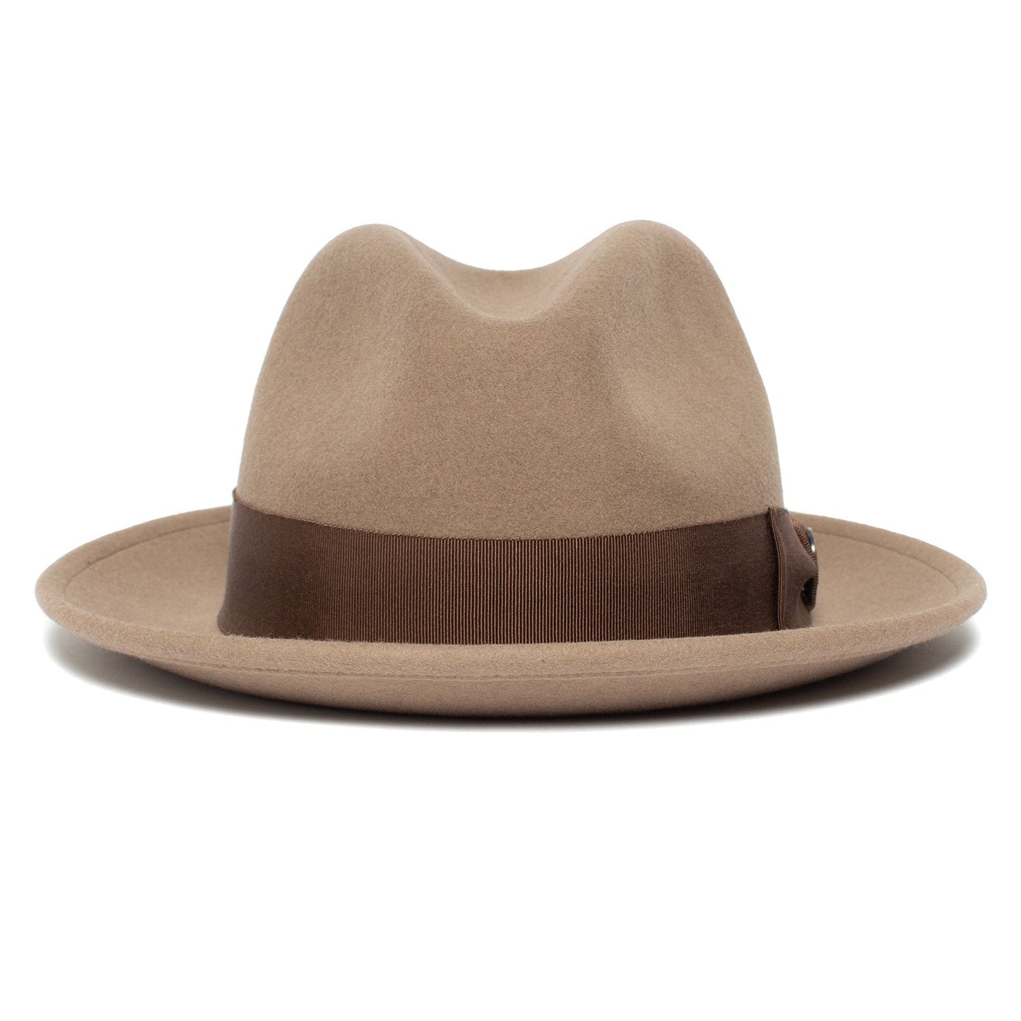 Felt Finery Series Trendy Bow Tie Felt Fedora Hat