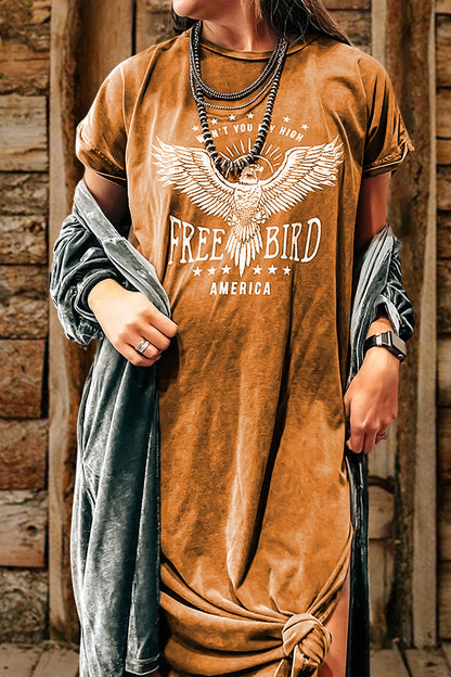 Free Bird T-Shirt Dress