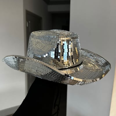 Disco Ball Cowgirl/Cowboy Hat [Buy 2 get free shipping&Box packing]