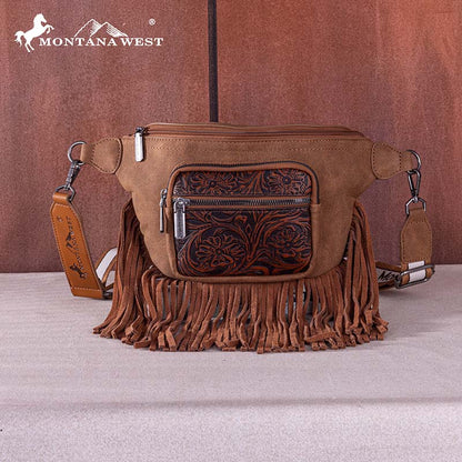 Montana West Fringe Belt Bag