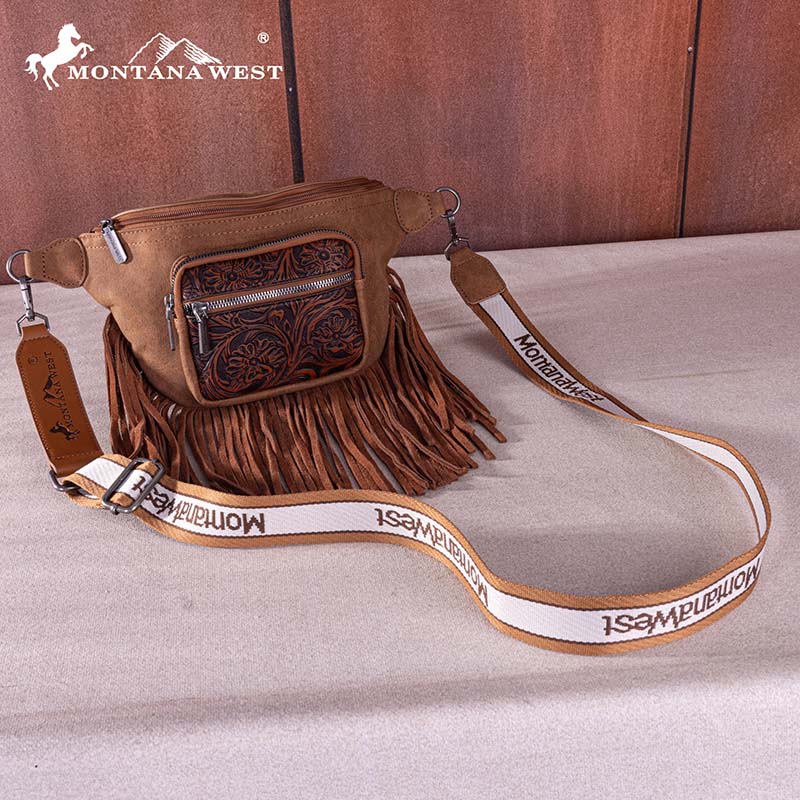 Montana West Fringe Belt Bag